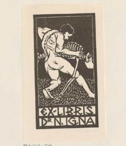 Ex libris of Nicolae Igna