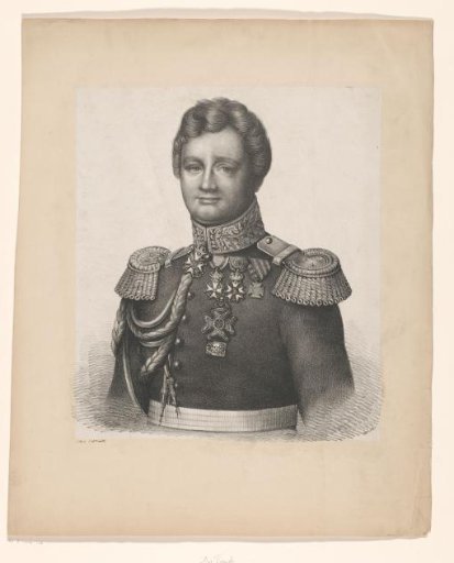 Portrait of Andries Jan Jacob des Tombe