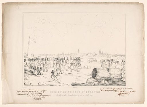 View of Antwerp from the citadel