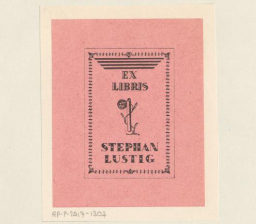 Ex Libris of Stephan Lustig