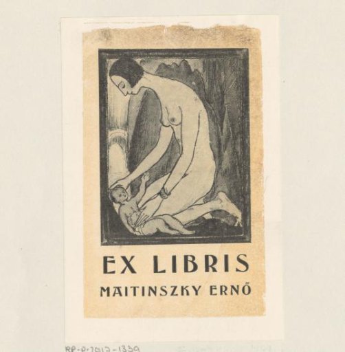 Ex libris of Ernö Maitinszky
