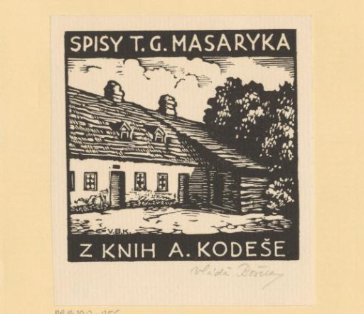 Ex libris of A. Kodeše