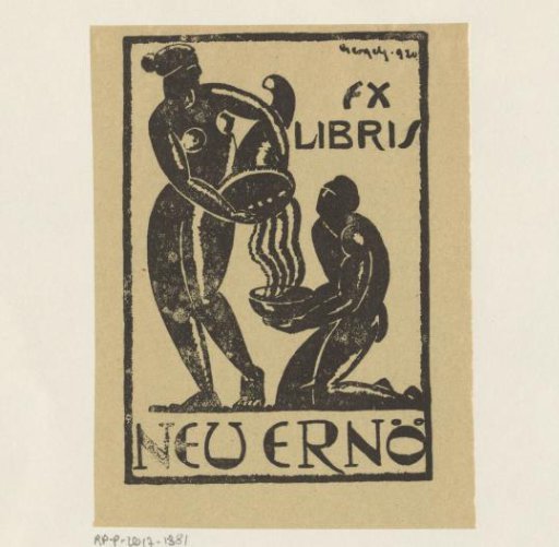 Ex libris of Ernö Neu