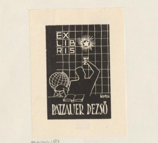 Ex libris of Dezsö Patzauer