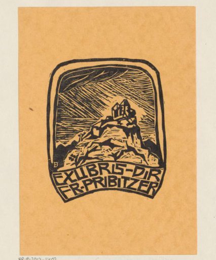 Ex libris of Fr. Pribitzer