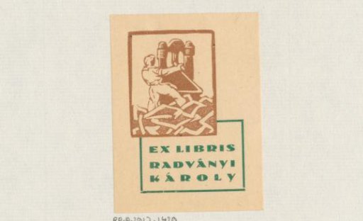 Ex libris of Károly Radványi