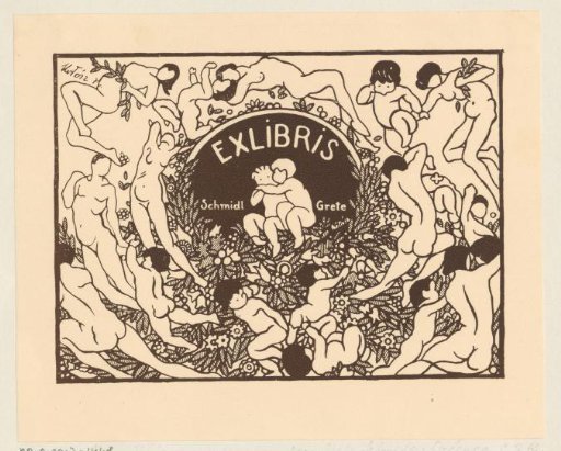 Ex libris of Grete Schmidl