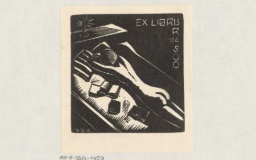 Ex libris of R. de Sóo