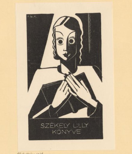 Ex libris of Lilly Székely