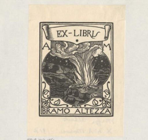 Ex libris of A.M.