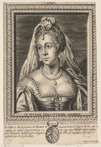 Portrait of Aleidis of Burgundy