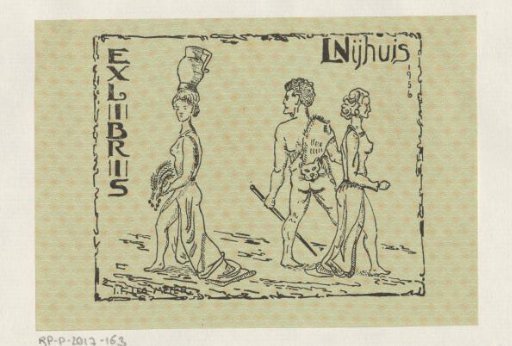 Ex libris of L. Nijhuis