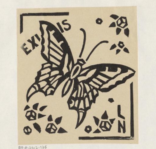 Ex libris of L. Nijhuis