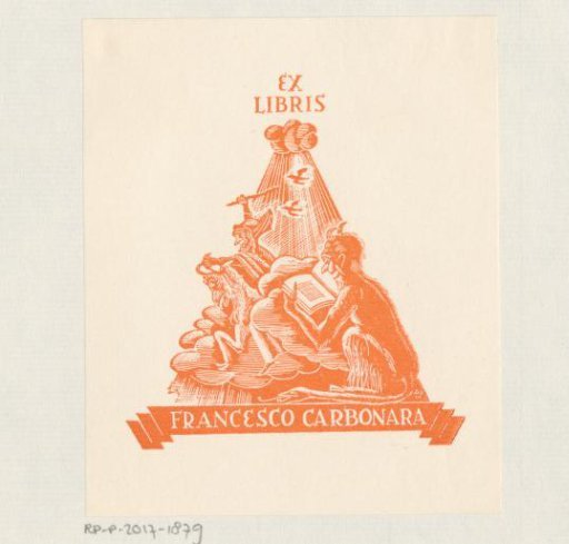 Ex libris of Francesco Carbonara