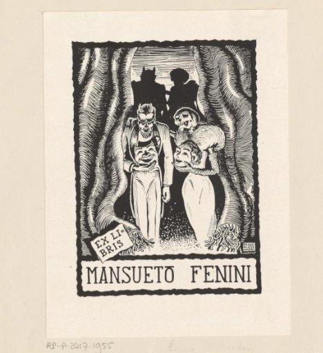 Ex libris of Mansueto Fenini