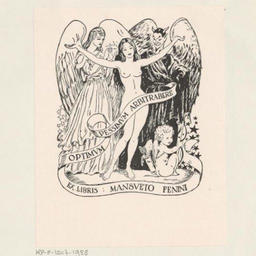 Ex libris of Mansueto Fenini