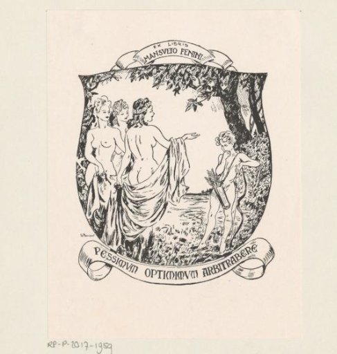 Ex libris of Mansueto Fenini