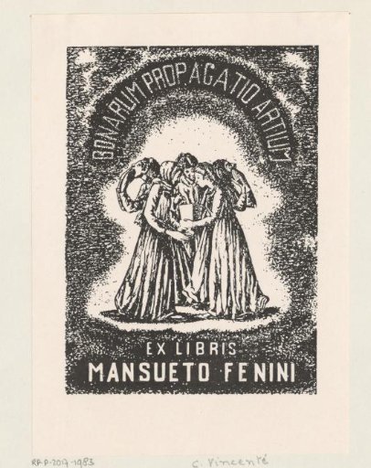 Ex libris of Mansueto Fenini