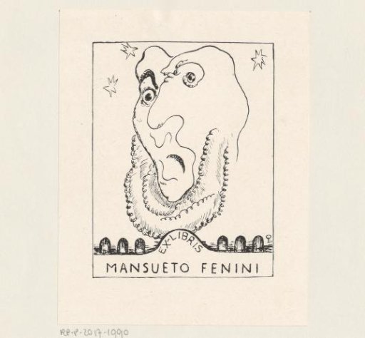 Ex libris of Mansueto Fenini