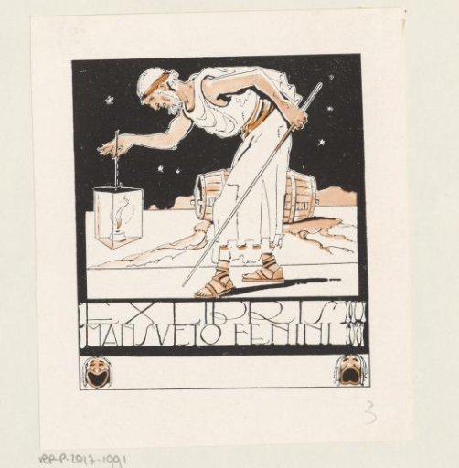 Ex libris of Mansueto Fenini