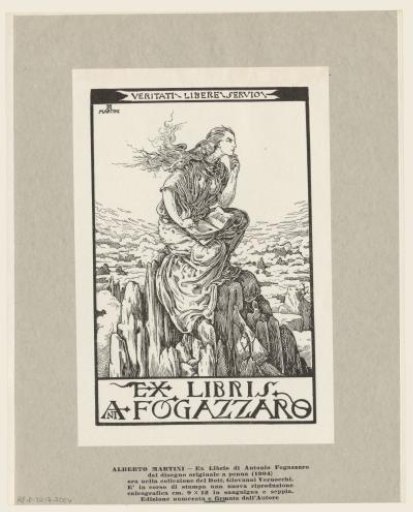 Ex libris of Ant. Fogazzaro