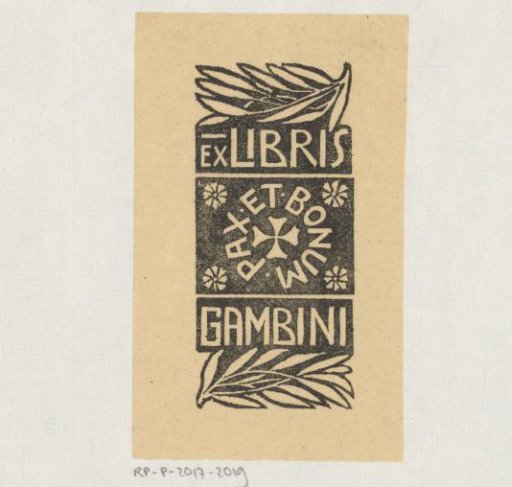 Ex libris of Gambini