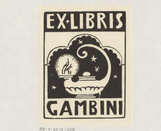 Ex libris of Gambini