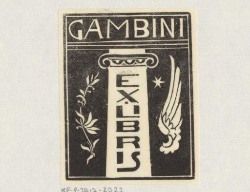 Ex libris of Gambini