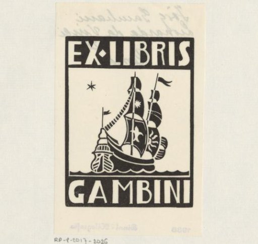 Ex libris of Gambini