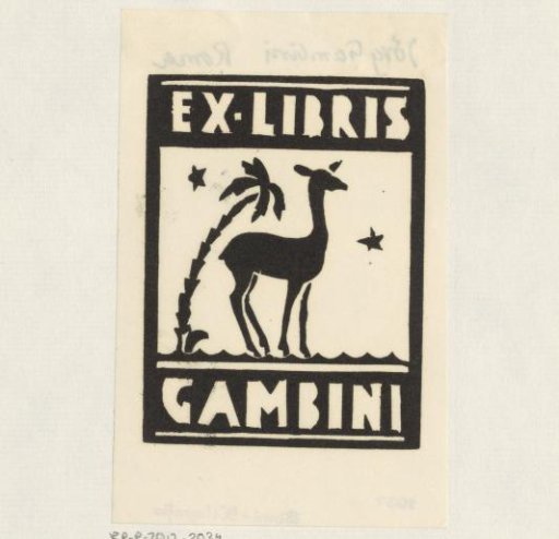 Ex libris of Gambini