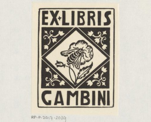 Ex libris of Gambini