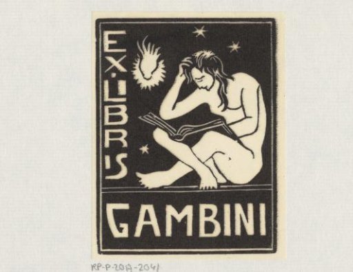 Ex libris of Gambini