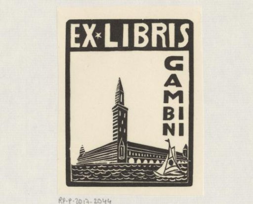 Ex libris of Gambini
