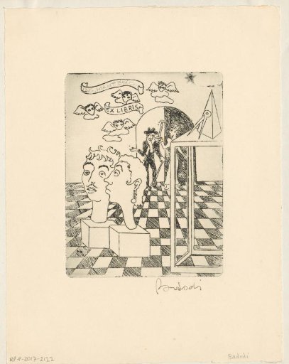 Ex libris of Mantero