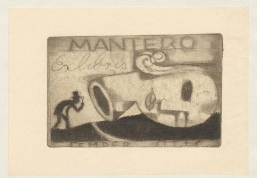 Ex libris of Mantero