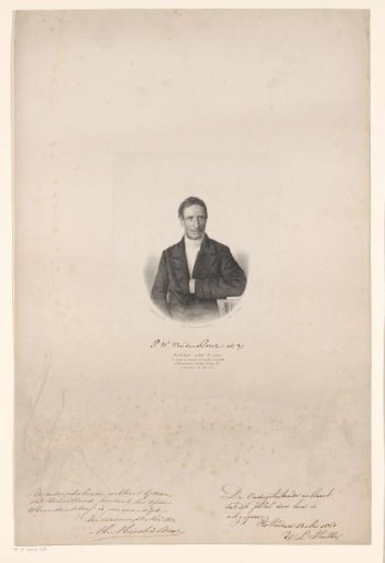 Portrait of P. W. van den Broer