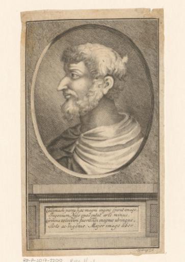 Portrait of the Greek poet Callimachus