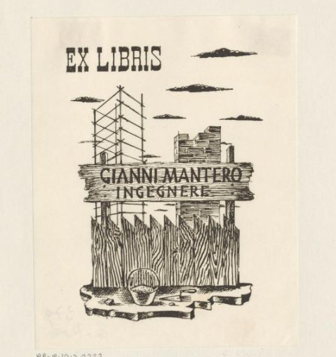 Ex libris of Gianni Mantero