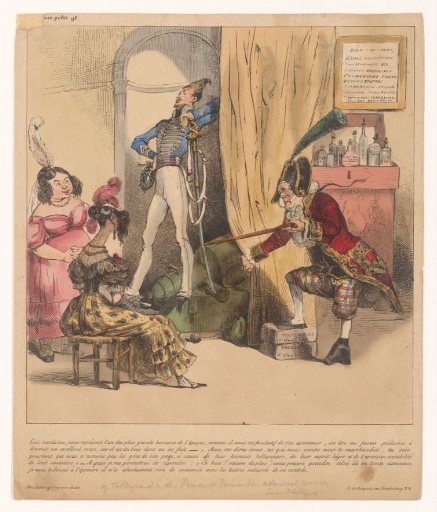 French satirical print