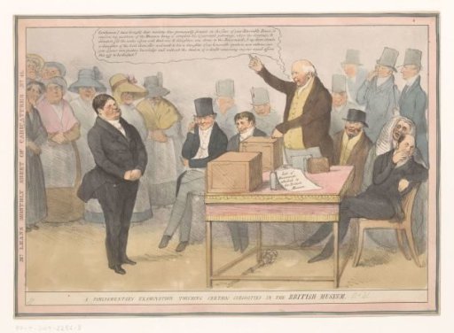Cartoon on the British Museum