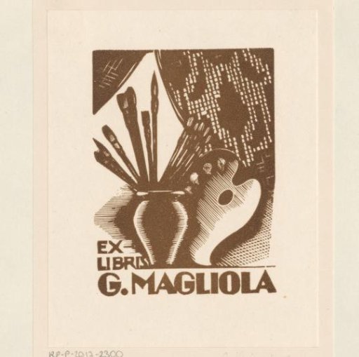 Ex libris of G. Magliola