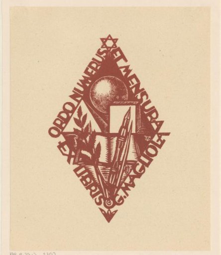 Ex libris of G. Magliola