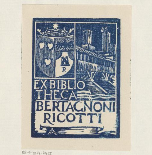 Ex libris of Bertagnoni Ricotti
