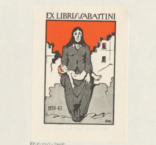 Ex libris of Sabattini