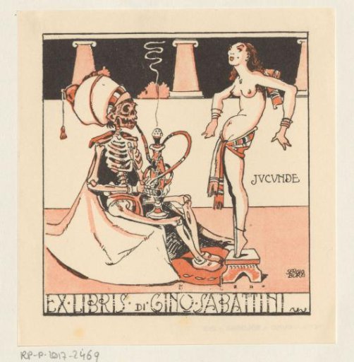 Ex libris of Gino Sabattini