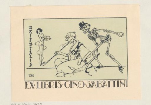 Ex libris of Gino Sabattini