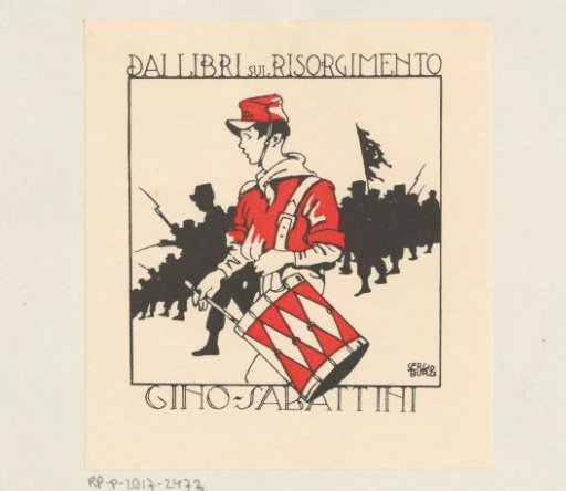 Ex libris of Gino Sabattini