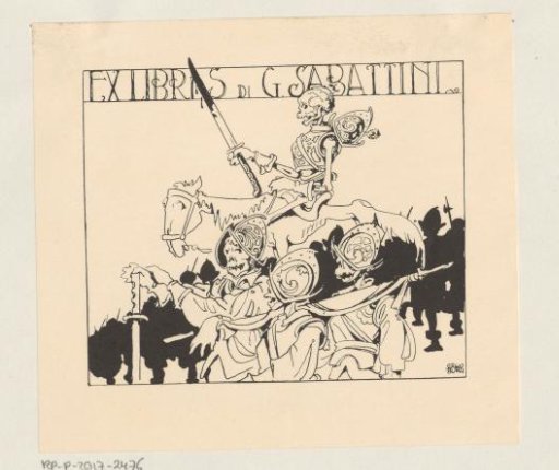 Ex libris of G. Sabattini