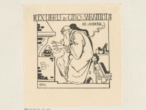 Ex libris of Gino Sabattini