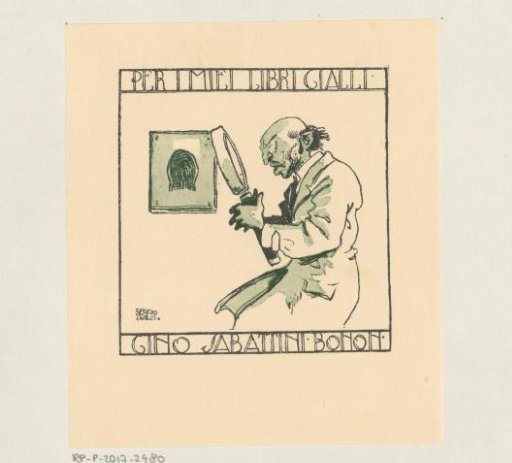 Ex libris of Gino Sabattini Bonon